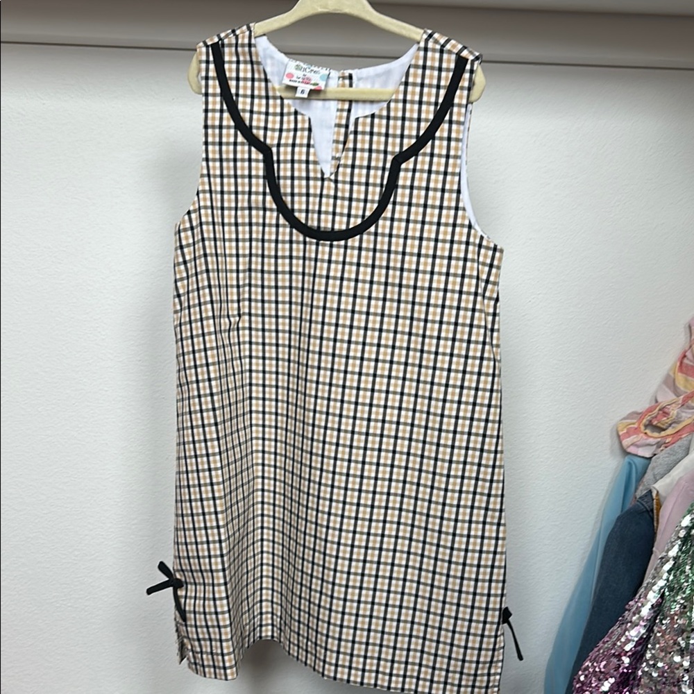 Chic Plaid Sleeveless Dress